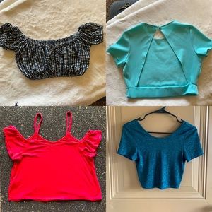 4 Topshop tops BUNDLE